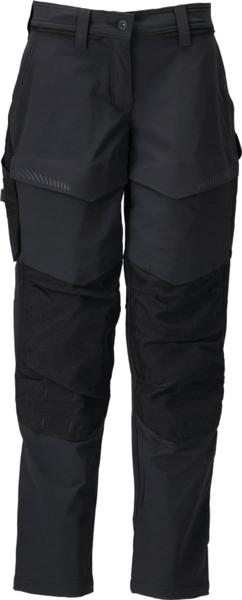 Mascot Customized Broek met kniezakken 22378-311 - Zwart - C48 - 76
