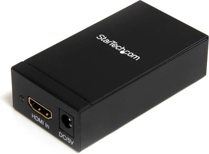 DisplayPort to HDMI Adapter DVI Startech HDMI2DP Black