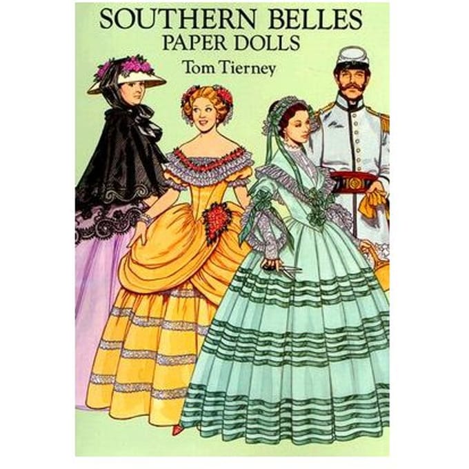 Southern Belles Paper Dolls In Full Colour - Tierney, Tom