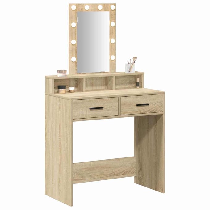 vidaXL - Kaptafel - Bruin - 79 - x - 41 - x - 140 - cm - Bewerkt - hout