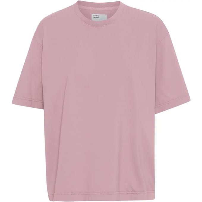 Dames-T-shirt Colorful Standard Organic oversized faded pink