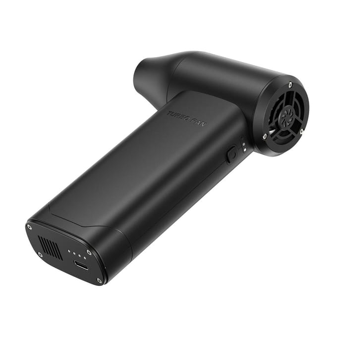 130.000RPM 52ms Outdoor draadloze handheld jetventilator compacte hogesnelheidsföhn draagbare camping 0 zwart