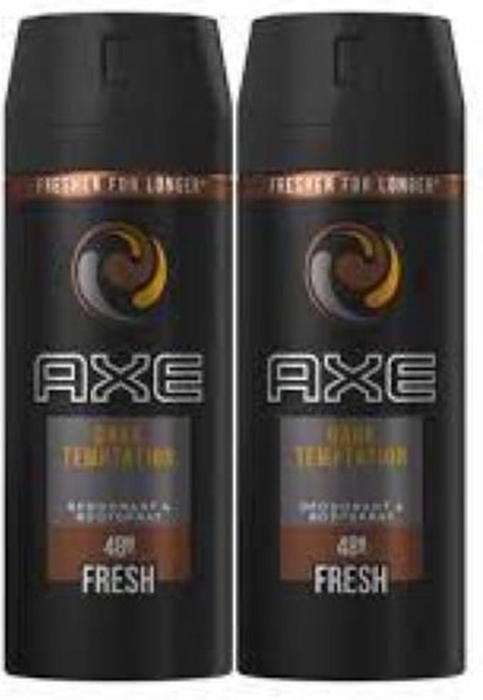 Axe - Deodorant - Spray - Dark Temptation - 48h - 150ml x 2