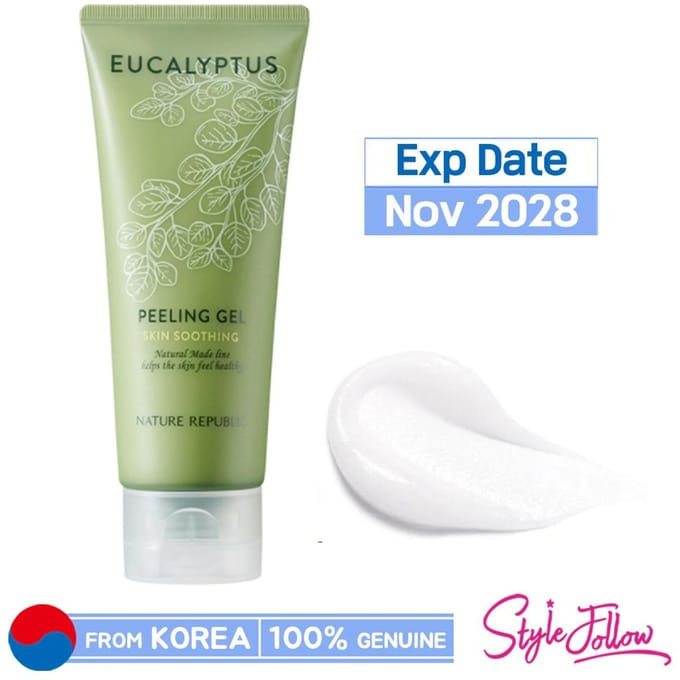 [NATURE REPUBLIC] Natural Made Eucalyptus Mild Peeling Gel 100ml 1pc + Sample Gifts beige