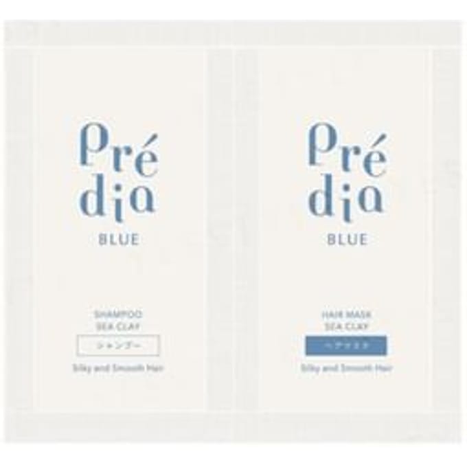 Kose - Predia Blue Shampoo & Hair Mask Sea Clay Sachet Set 15ml + 17g
