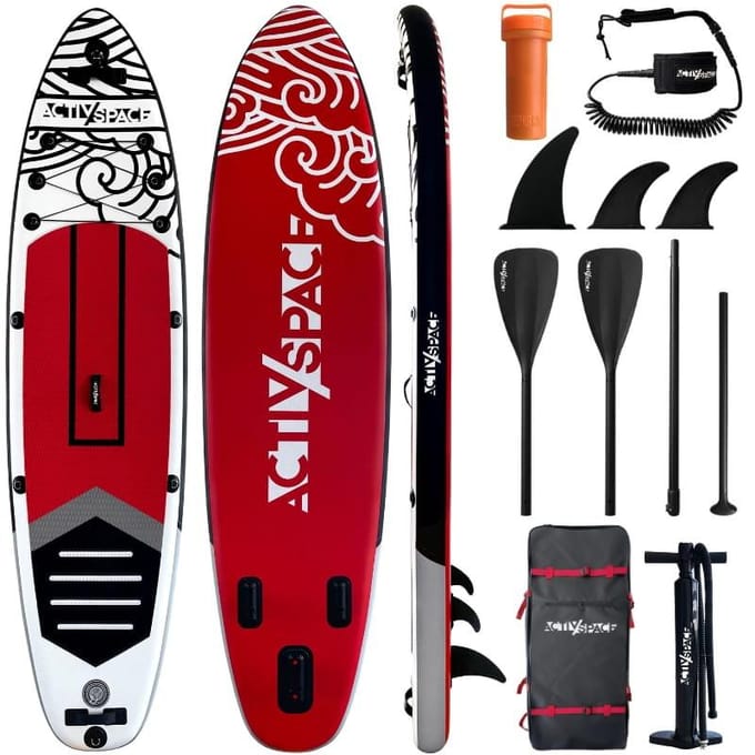 Activ Space S03 Serie - Opblaasbare SUP Paddle Board - 320cm - Aluminium Vouwpeddel
