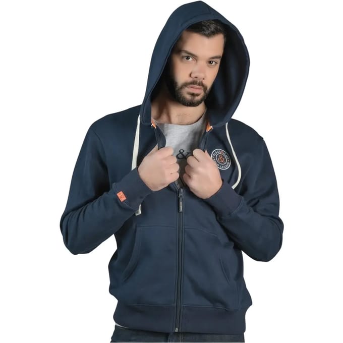 Rijdend sweatshirt met capuchon en ritssluiting Flags&Cup Quito
