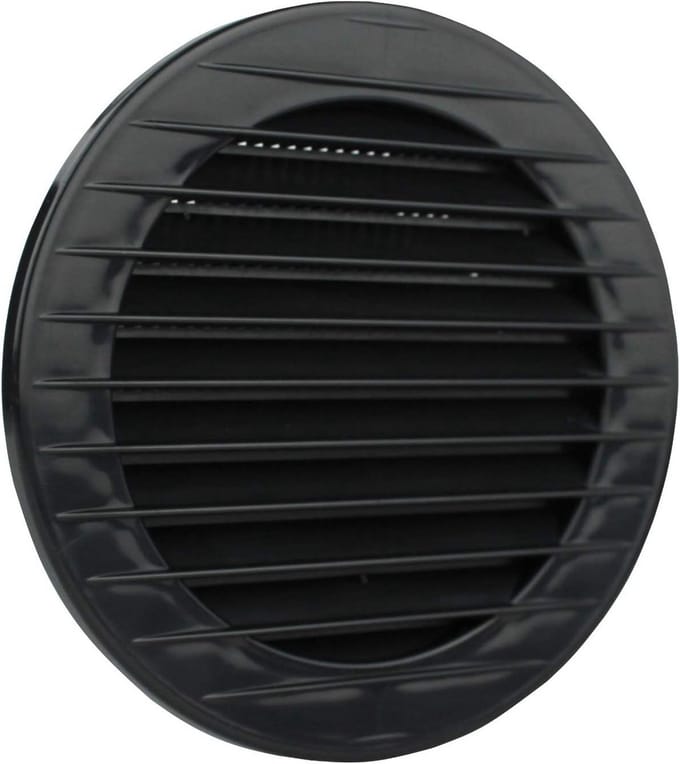 Rond Ventilatieventiel met Insectengaas in Diverse Kleuren en Maten