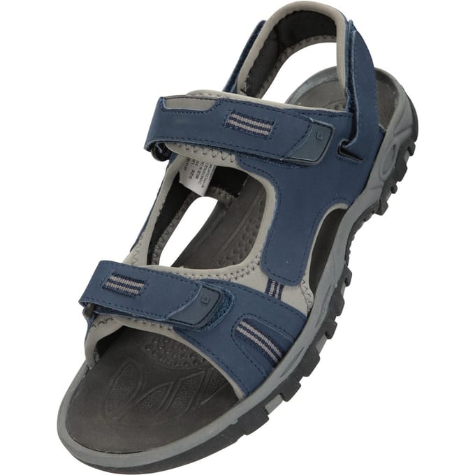 Mountain Warehouse Heren Z4 Synthetisch Suède Sandalen (Donkergrijs)