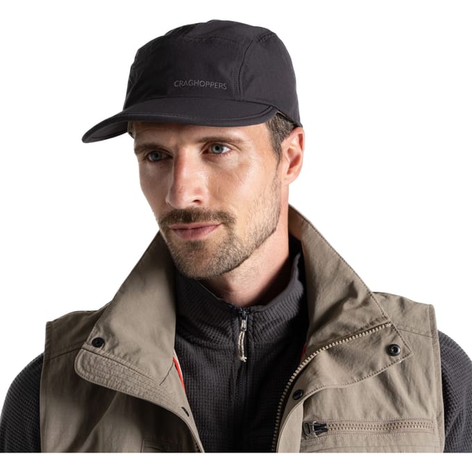 Craghoppers Unisex Volwassen Multi Active II Nosilife Baseballpet (Zwarte peper)