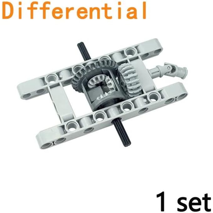 Technische Componenten Differentieelhuis 65414 65413 62821 Bouwstenen Bakstenen Tandwiel-28 Tanden met Rond Asgat