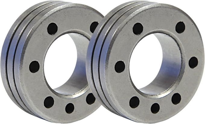 Draadgeleidingsrol voor lasapparatuur - 0,6/0,8 mm - Set van 2 stuks