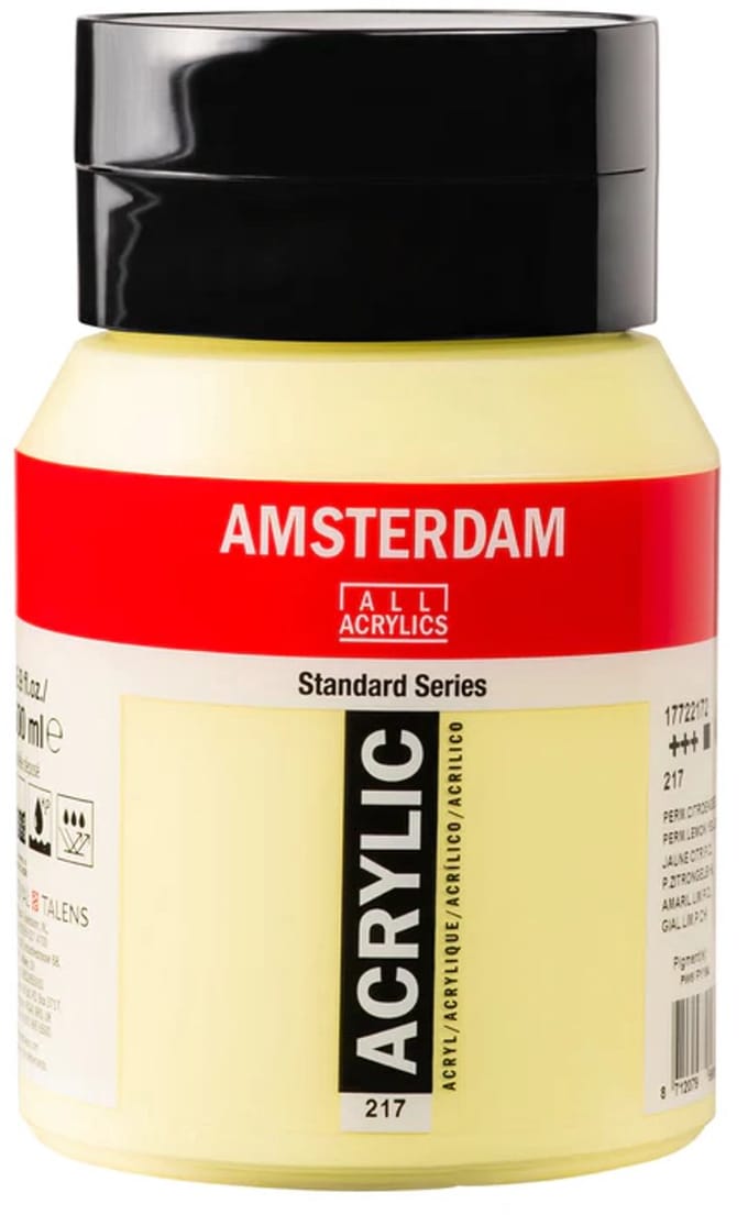 Amsterdam Standard Series Acrylverf - 500 ml - (217) Permanentcitroengeel Licht