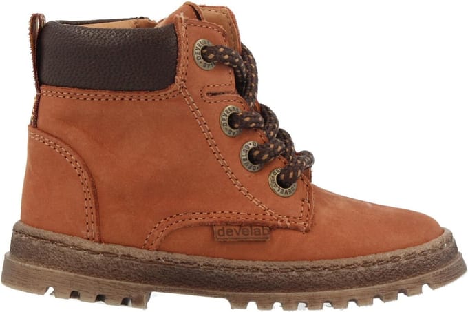 Develab 45841 Boots Jongens - Cognac - Maat 28