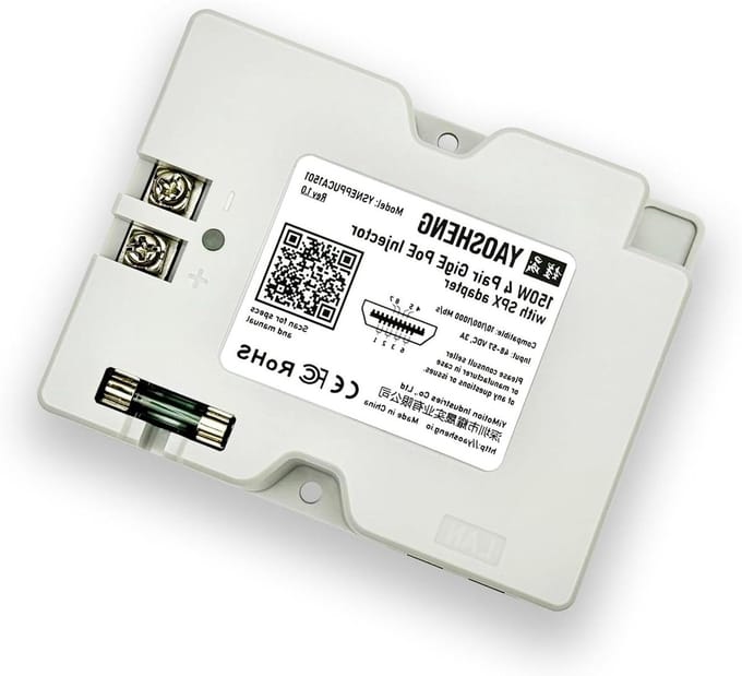 PoE Injector - Netwerk Adapter - Internet Verbinding - Met SPX Adapter - 150 Watt - Wit