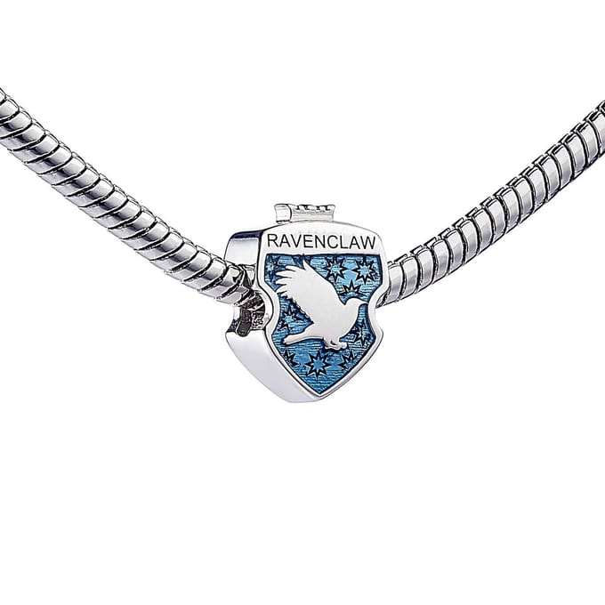 Harry Potter Sterling Silver Ravenclaw House Shield Spacer Bead