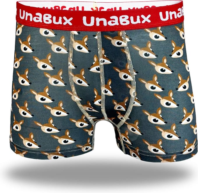 Unabux Boxer BLACK WHITE RABBIT