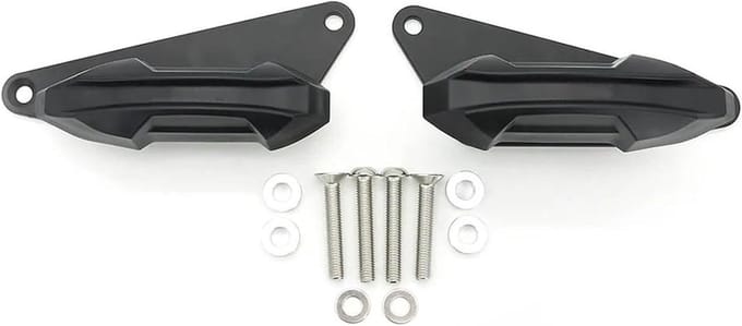 Frame Sliders - Motor Protectors - Val Preventie - Duurzaam Speciaal Plastic - Complete Set - Zwart
