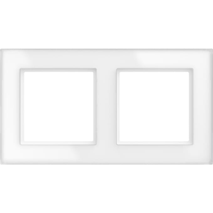 Homematic IP Glas - Afdekraam - 2-voudig - Wit