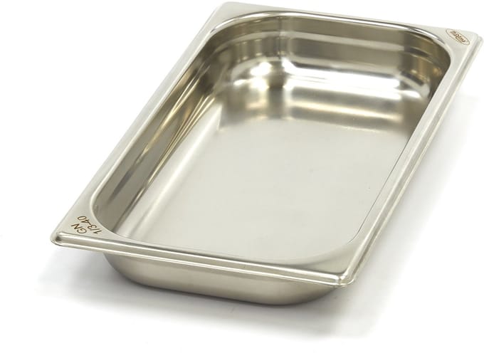 Gastronorm Bak - 1/3 GN - 4 cm Diep - RVS