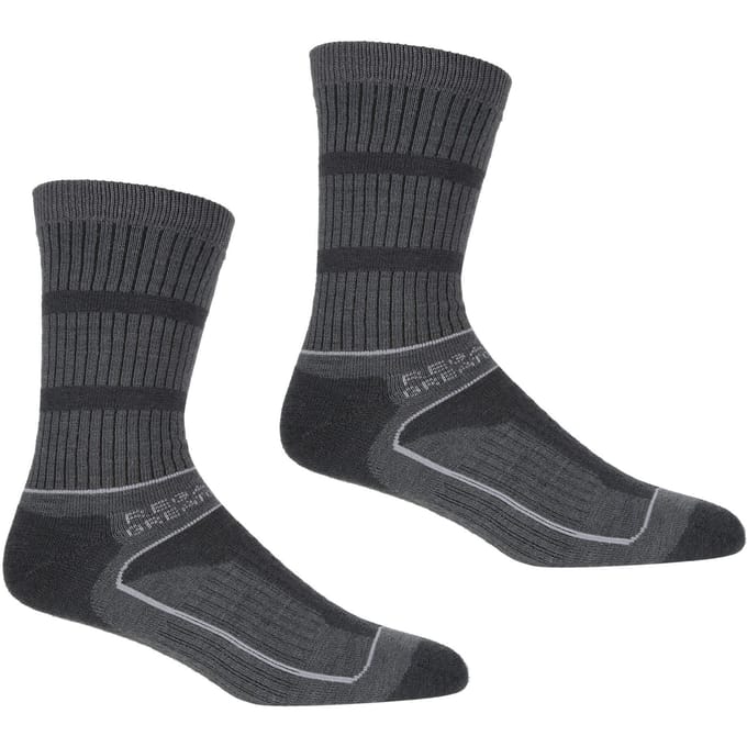 Regatta Dames/dames Samaris 3 Season Boot Socks (Bruingrijs/Licht Staal)