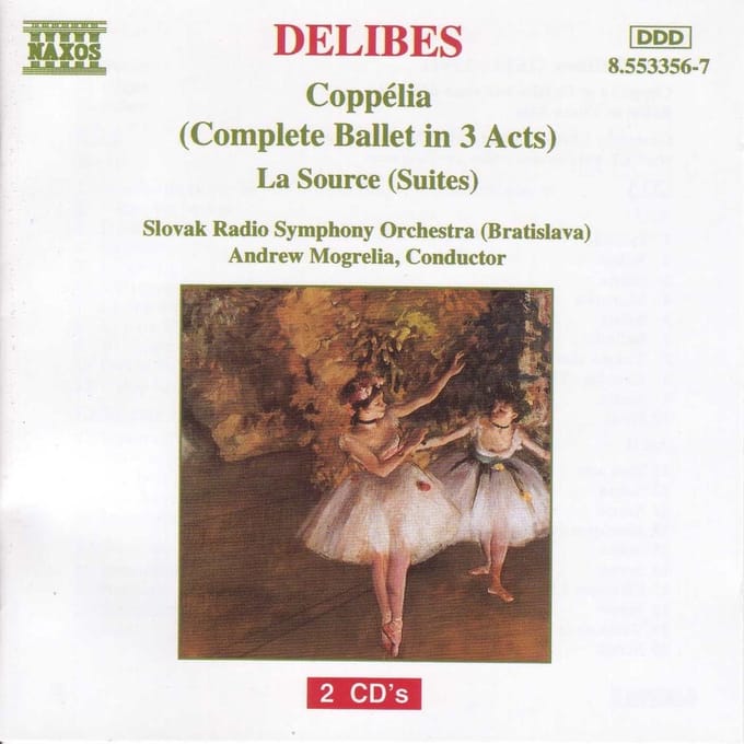Slovak Royal Symphony Orchestra, Andrew Mogrelia - Delibes: Coppelia | La Source (2 CD)