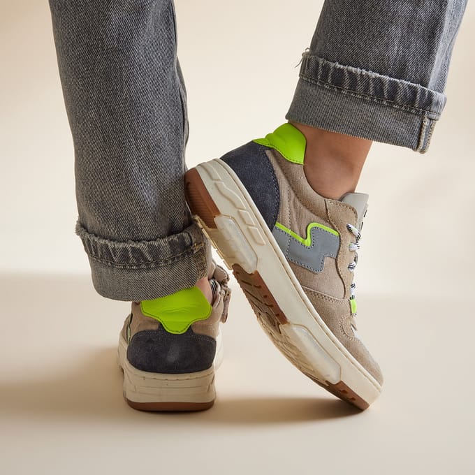Muyters Sneakers beige Leer - Maat 33 - Kinderschoenen