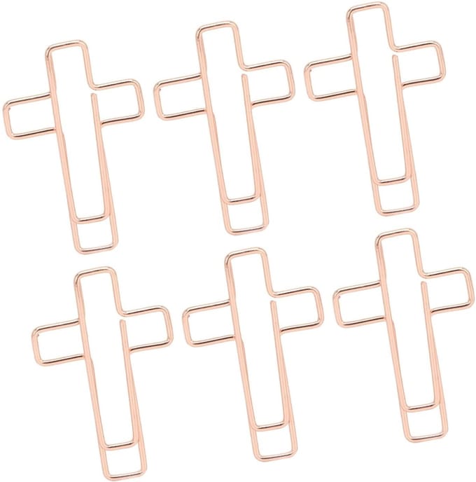 Zerodis Roze Gouden Metalen Paperclips - 100 Stuks voor Documenten en Notities