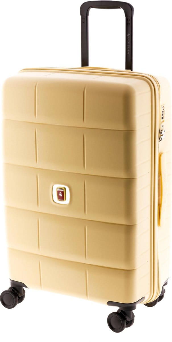 Gladiator Magic Middelgrote Koffer - 64 cm - 70 liter - TSA slot - Geel