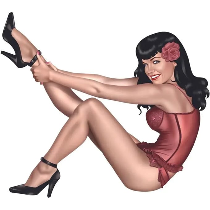 Stickers Lethal Threat Classic Pin Up