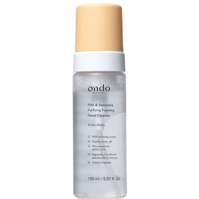 Ondo - PHA & Saponaria Purifying Foaming Facial Cleanser 150ml
