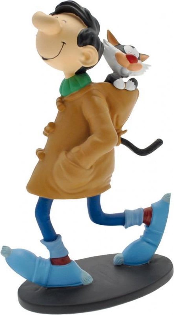 Plastoy - Beeldje Guust Flater in Duffel Coat - Gaston Collector