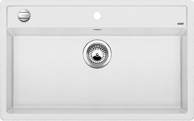 Spoelbak Blanco Dalago 8 opbouw wit 516633.Draaiknopbediening.