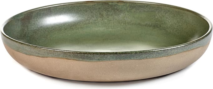 Serax - Sergio Herman Surface - Serveerschaal M - Camogroen - 32 Ø
