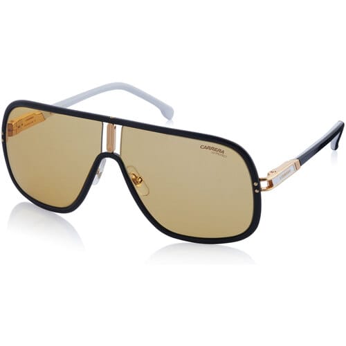 Carrera Aviator unisex mat zwart geel gele flaglab 11