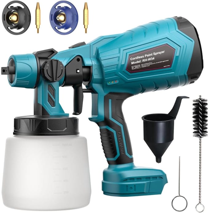 CRLYN® Verfspuiten Electrisch - Blauw en Zwart