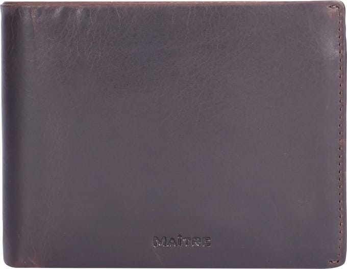 Maître Leren Portemonnee Birkheim Gandolf Billfold Dark Brown Bruine