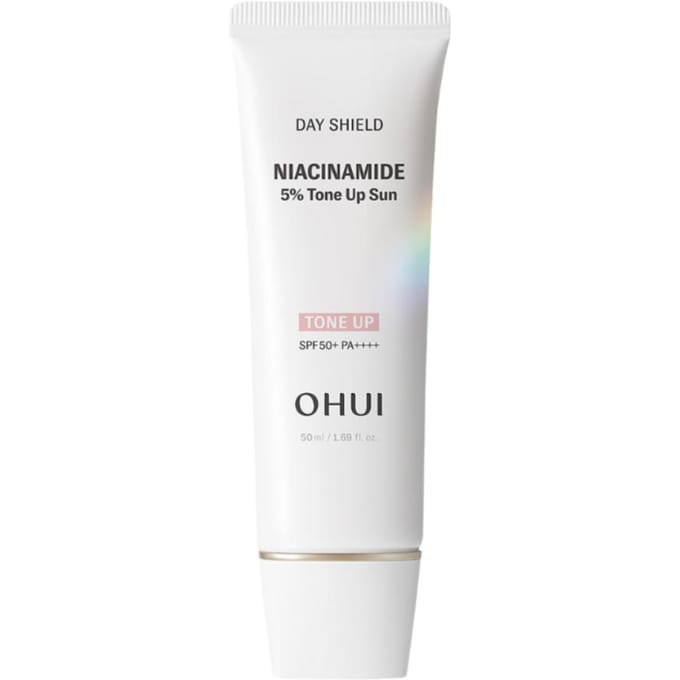 OHUI Day Shield Niacinamide 5% Tone-Up Sun SPF50+ PA++++ 50ml white