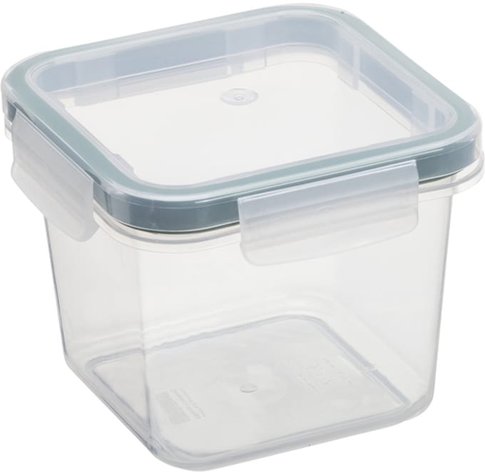Plastic bewaardoos Amsterdam, 2,5 liter, groen.