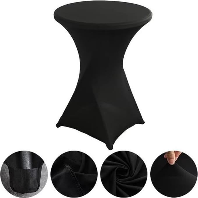 Go Go Gadget - Statafelhoes - Statafelrok - Statafel - Stretch - 80cm - Zwart