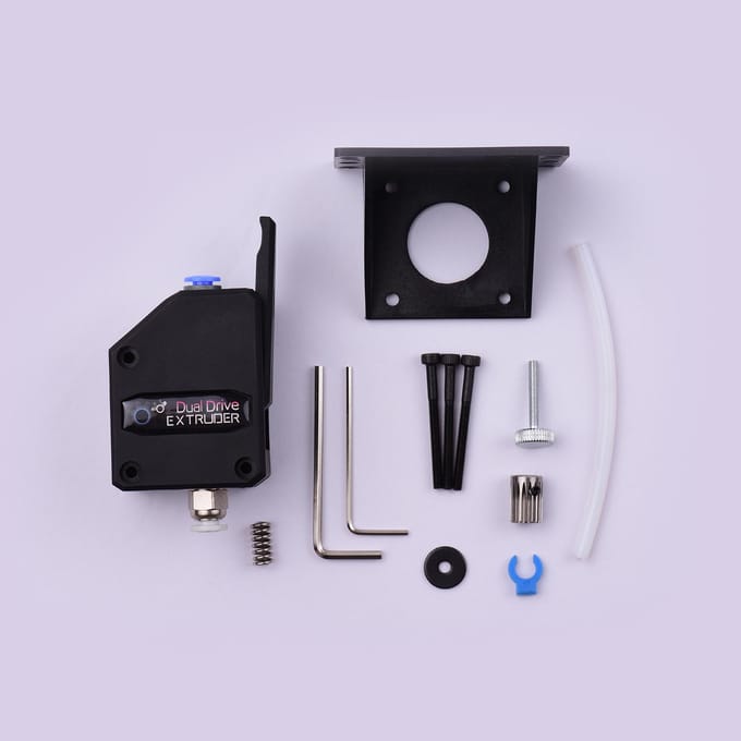 3D-printeronderdelen geüpgraded Dual Drive BMG Extruder 1,75 mm Hoge prestaties Compatibel met Creality zwart