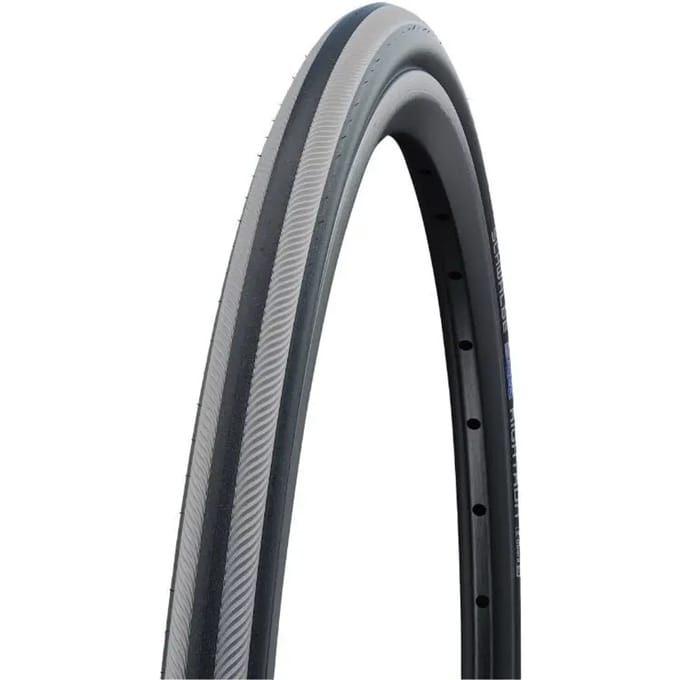 Buitenband 24x100 25-540 schwalbe rightrun kg grey stripes rolstoelba - GRIJS