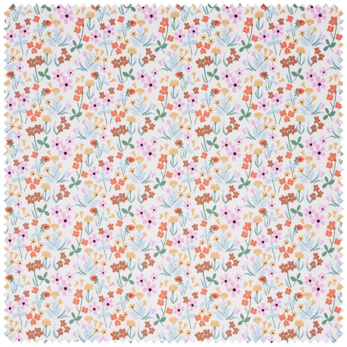 Katoenen stof "Tiny Garden-Flowers"
