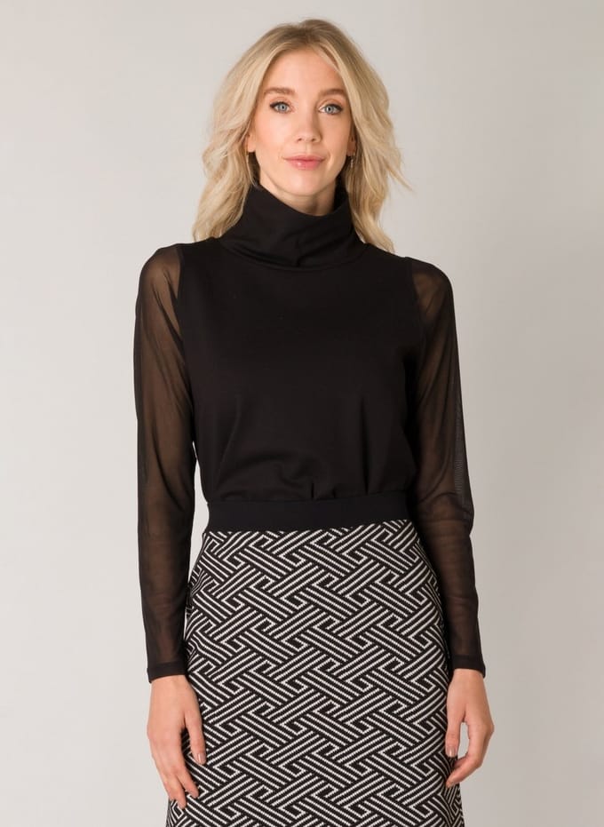 ES&SY Ayla Top - Black - maat 44