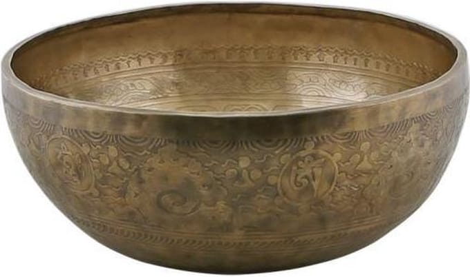 Klankschaal Flower Of Life - 3100-3400 G; 33 Cm - 3100-3400 g; 33 cm