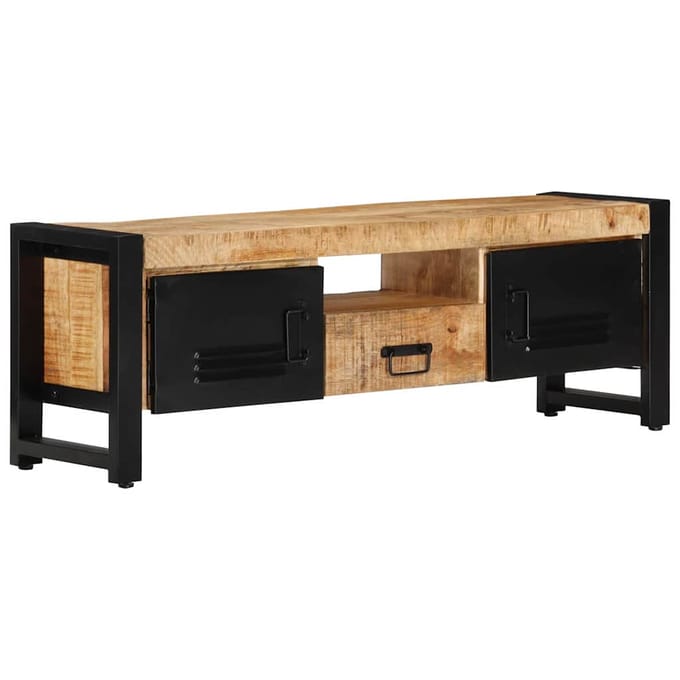 vidaXL - Tv-meubel - 120x30x40 - cm - massief - mangohout