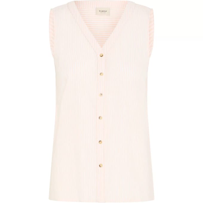 Mouwloze blouse voor dames fransa FRBonnie 2