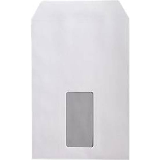 Verzendenvelop, C5, met venster, 500 st., wit