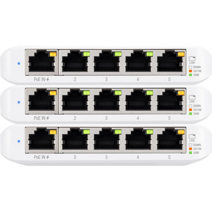 Ubiquiti USW-Flex-Mini-3 - Fully managed Switch - PoE - 15 poorten - Gigabit (Tot 1000 Mbps)