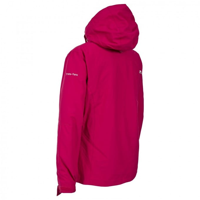 Trespass - Dames Madalin Waterdichte 3-In-1 Jas (Rood)